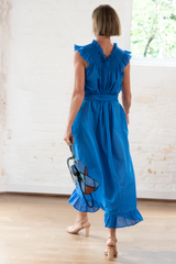bucket bag - plum blue