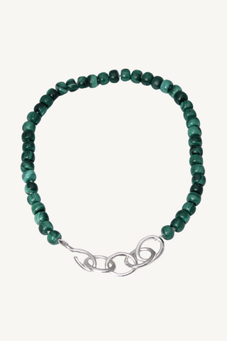 malachite + alana chain necklace