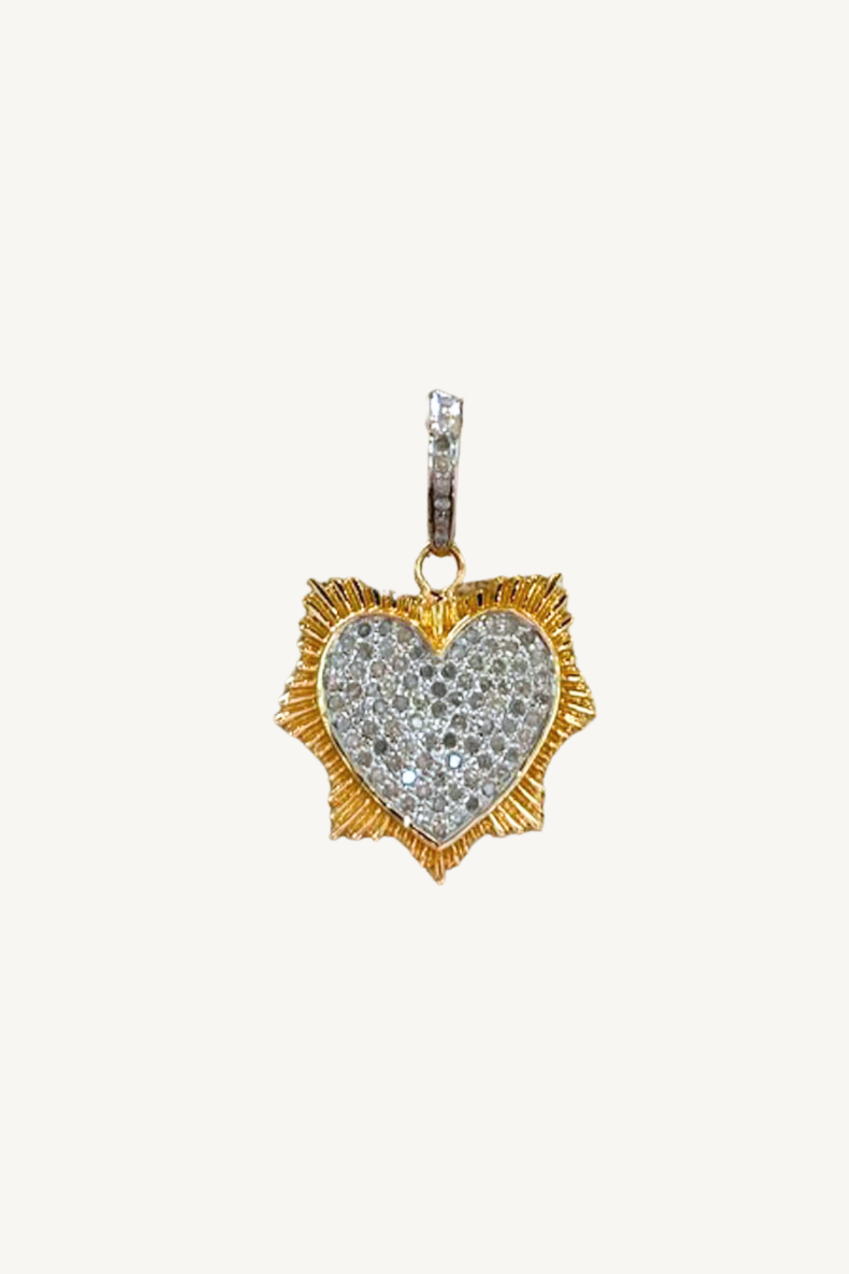 diamond heart pendant