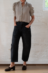 shon jean - stone black wash