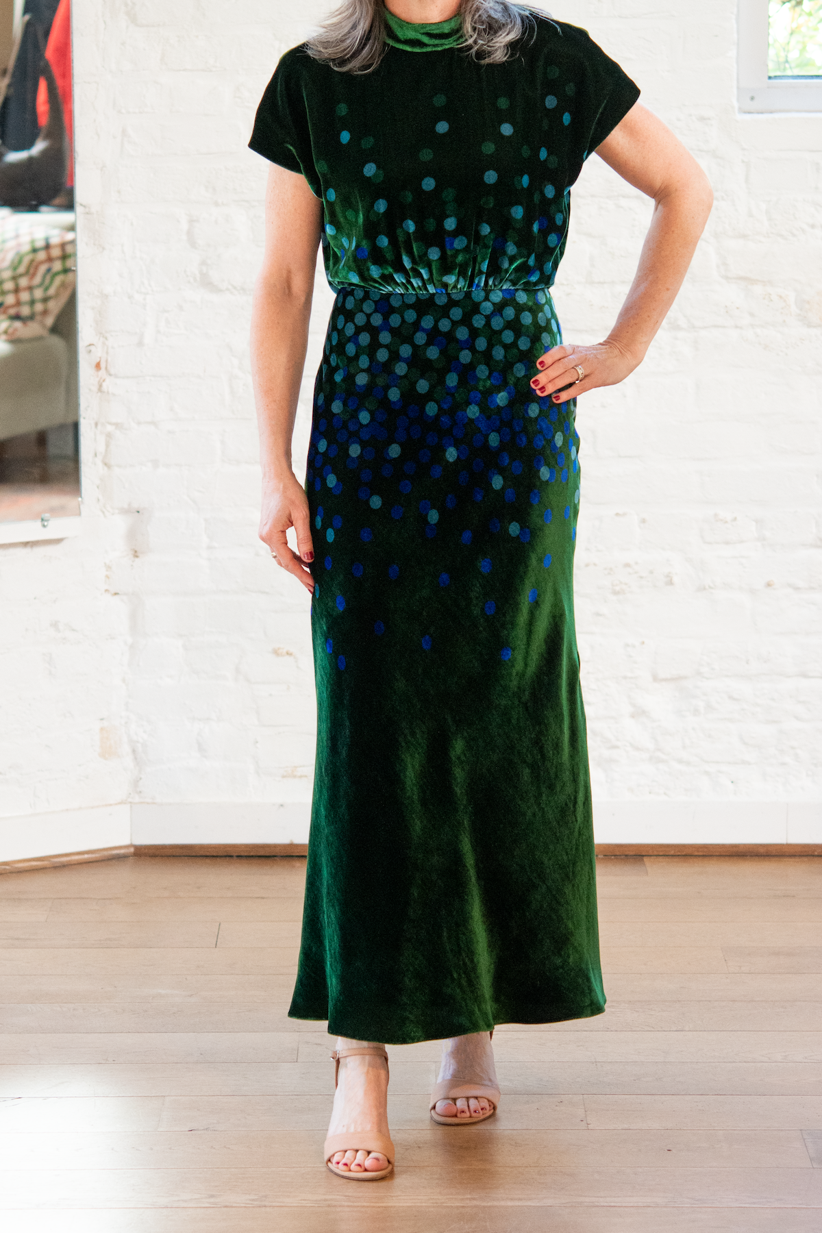 fabienne dress - starlight sky placement