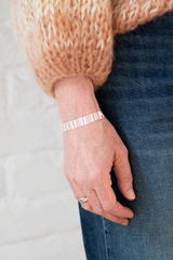 friendship bracelet - silver