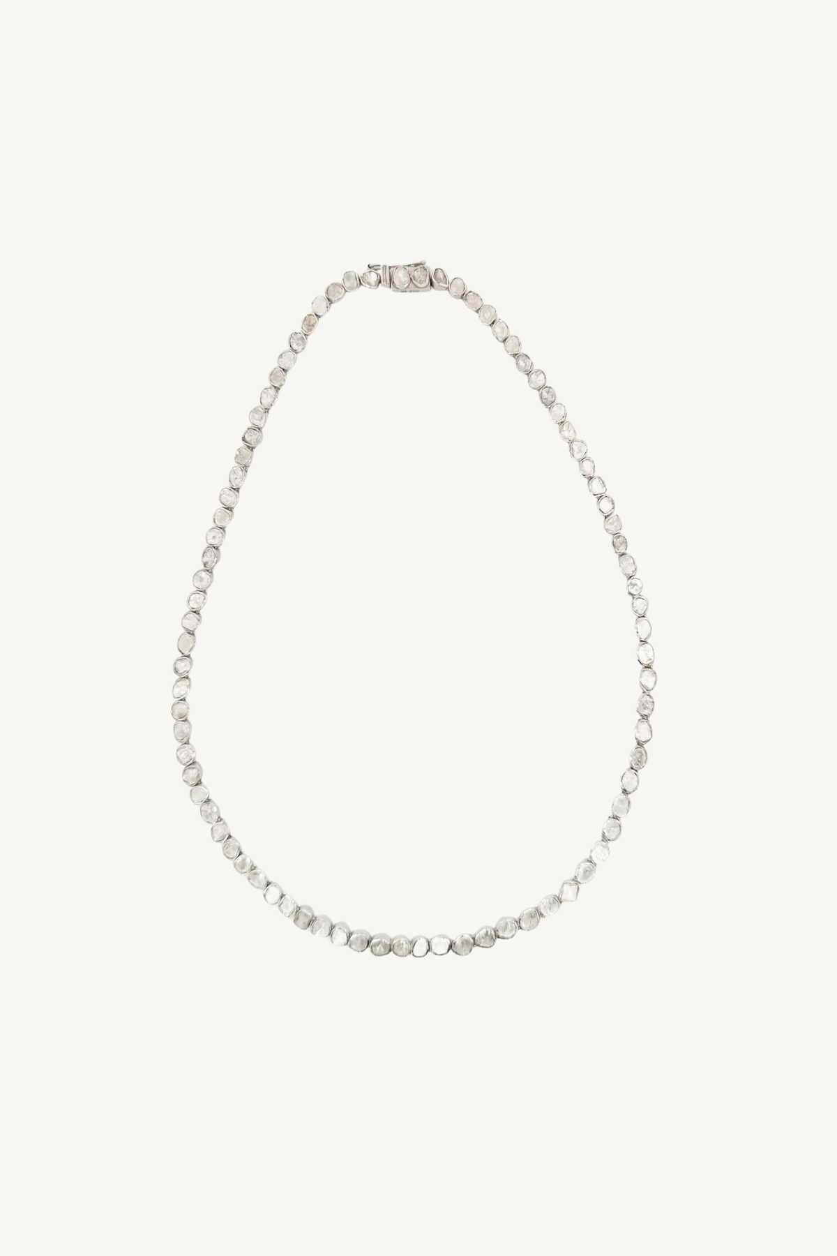 15" diamond tennis necklace