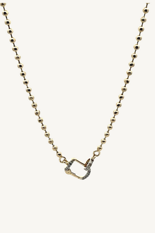 17" mini gold ball chain