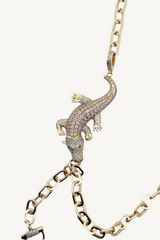 2" pave diamond alligator enhancer