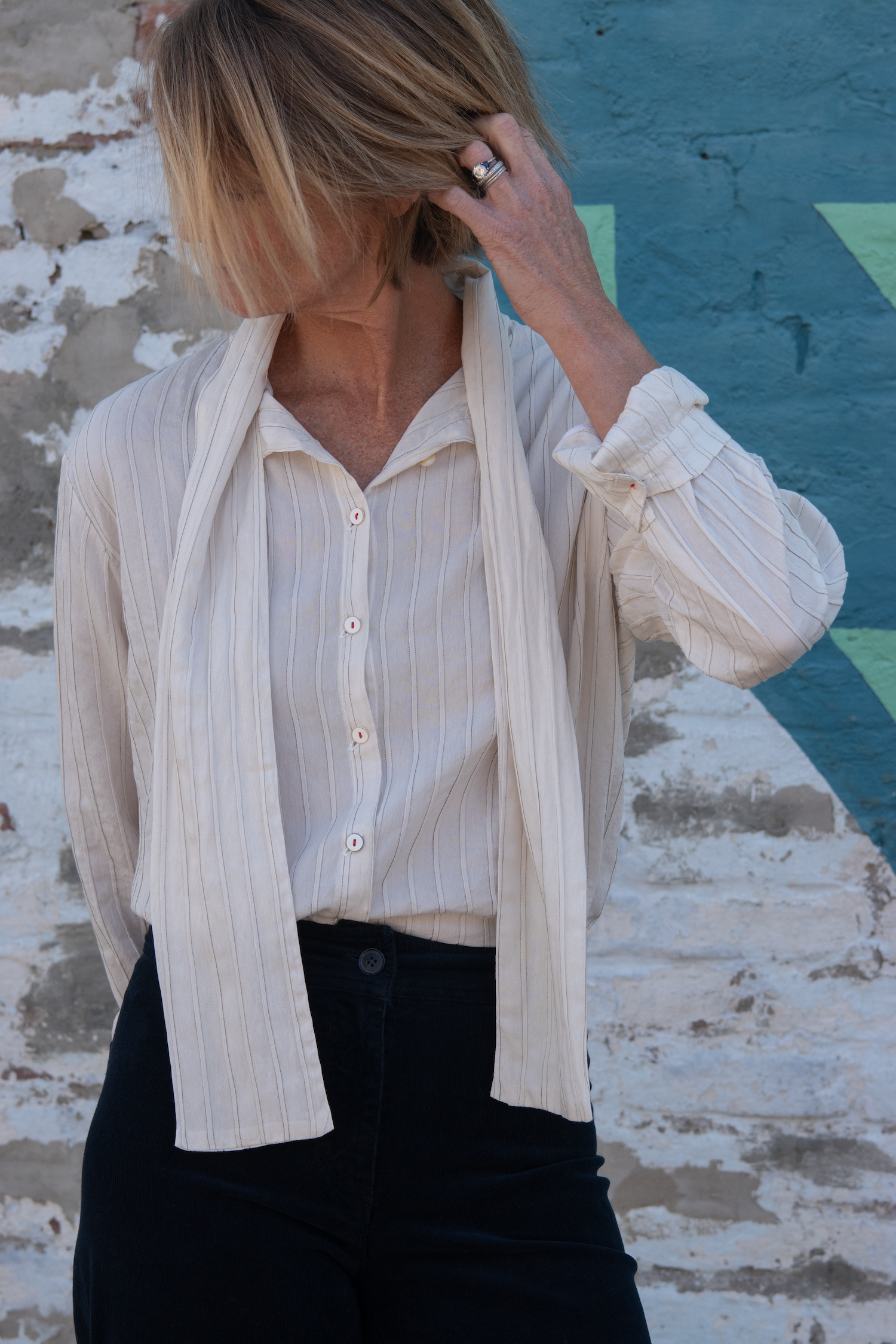 shirt christelle - natural stripe