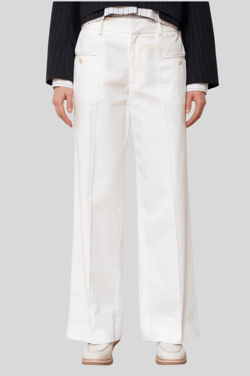 the avenue pant - white
