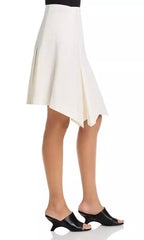 two toned handkerchief wrap skirt - tofu