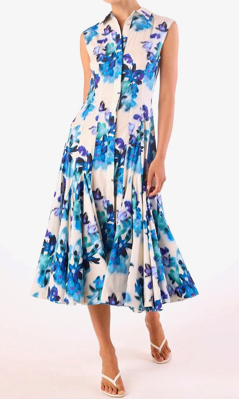 charlotte dress - blurred bouquet