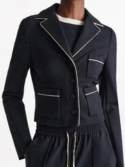 emotional essence jacket - dark navy