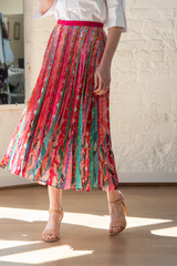 kim skirt - mosaic stripe