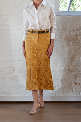 jane belt - brown snakeskin