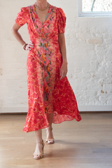 lea long dress - traceri mosaic