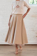 refined essentials pullover - ivory