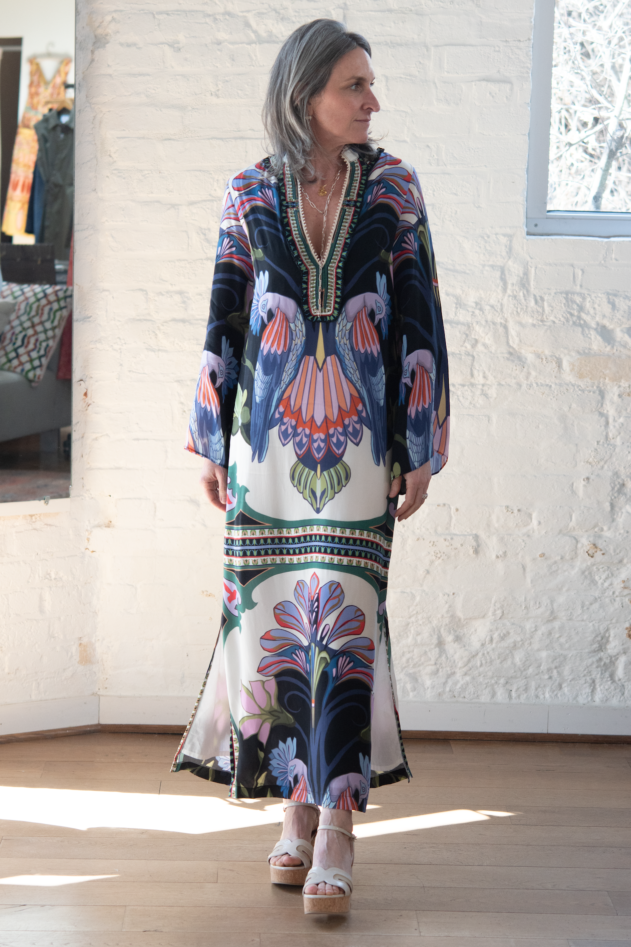 lilla dress - black multicolor