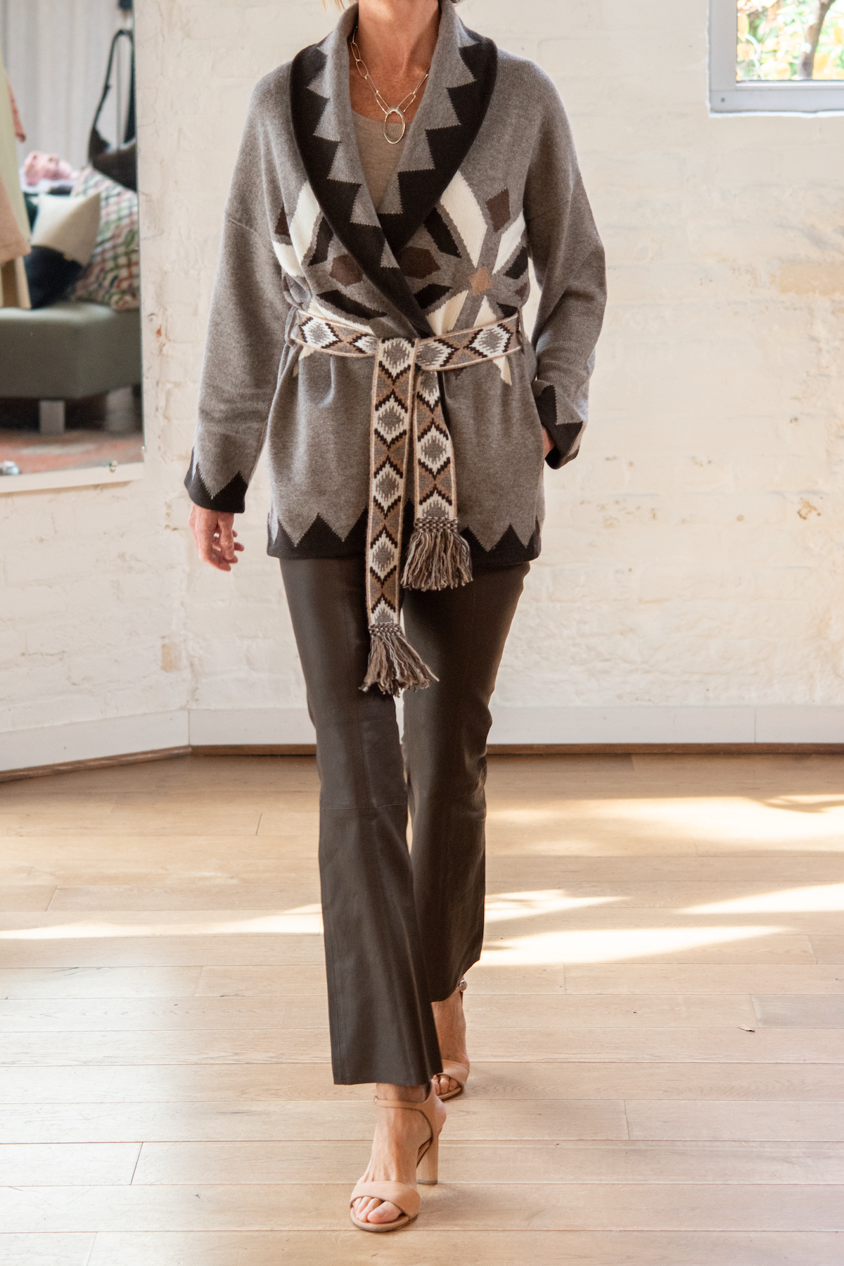 ankle flare pant - americano