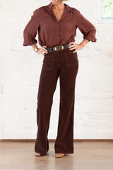 florence pant - cabernet
