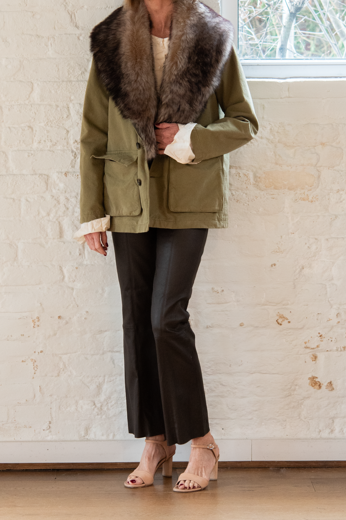 ronay parka - olive green