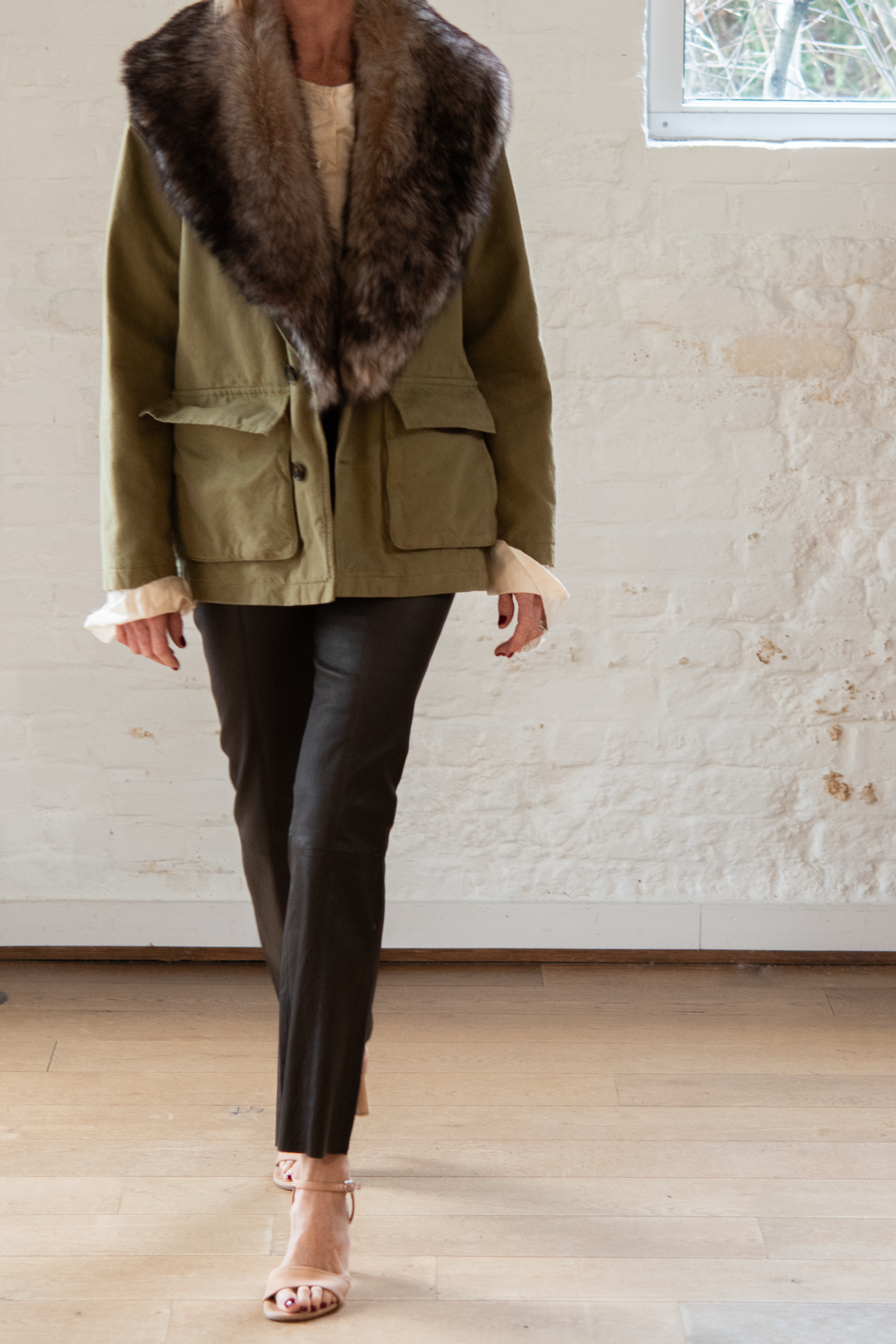 ronay parka - olive green