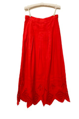 luis skirt - scarlet eyelet