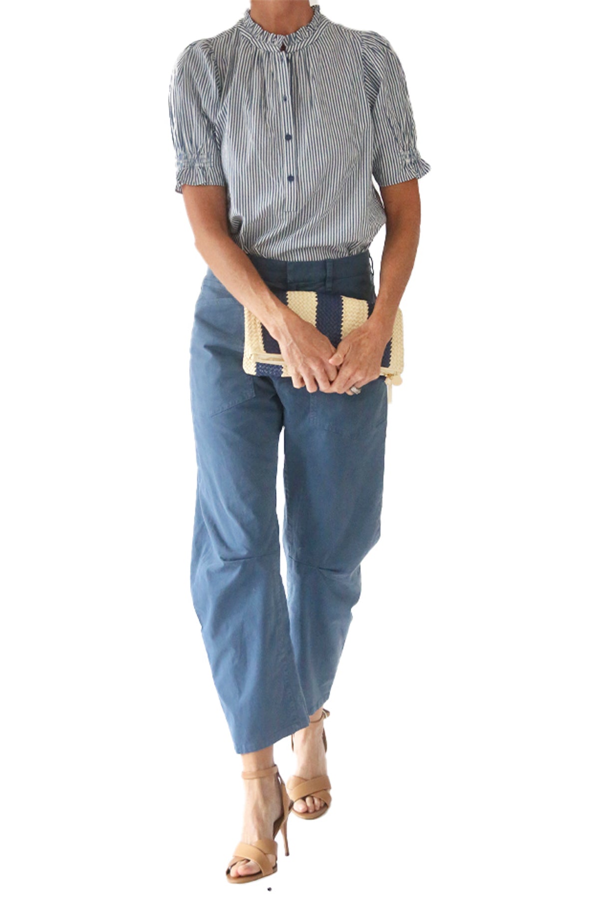 shon pants - cadet blue