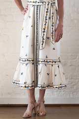 fia long dress - vanilla