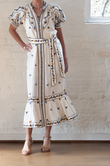 fia long dress - vanilla