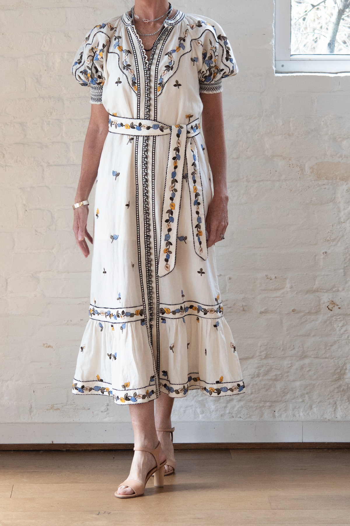 fia long dress - vanilla