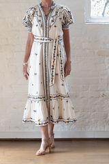 fia long dress - vanilla