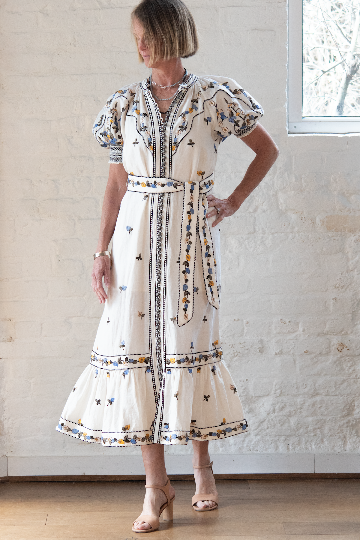 fia long dress - vanilla