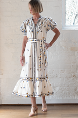 fia long dress - vanilla