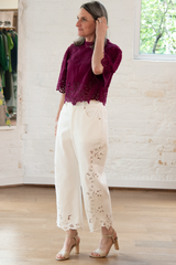 lula embroidery top - jam