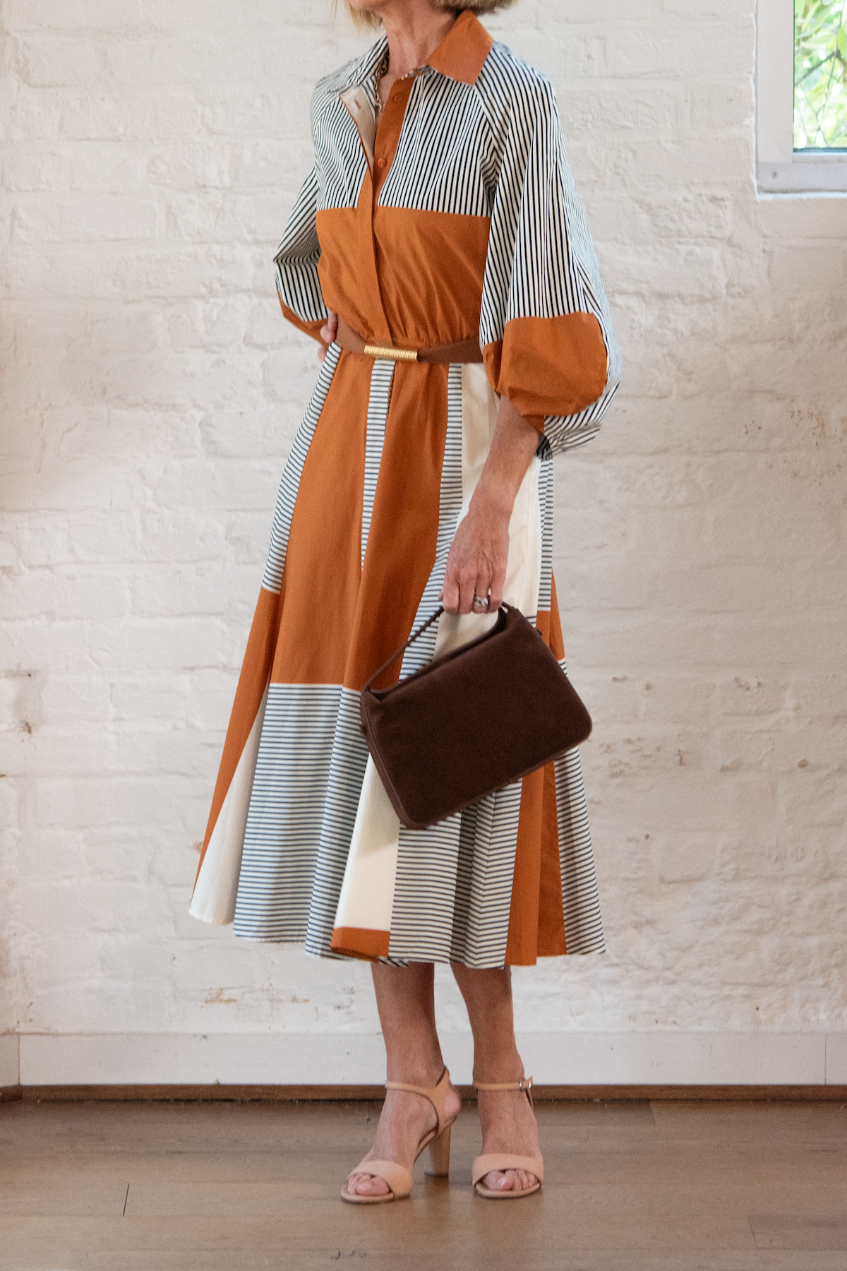 agostina dress - desert blocks