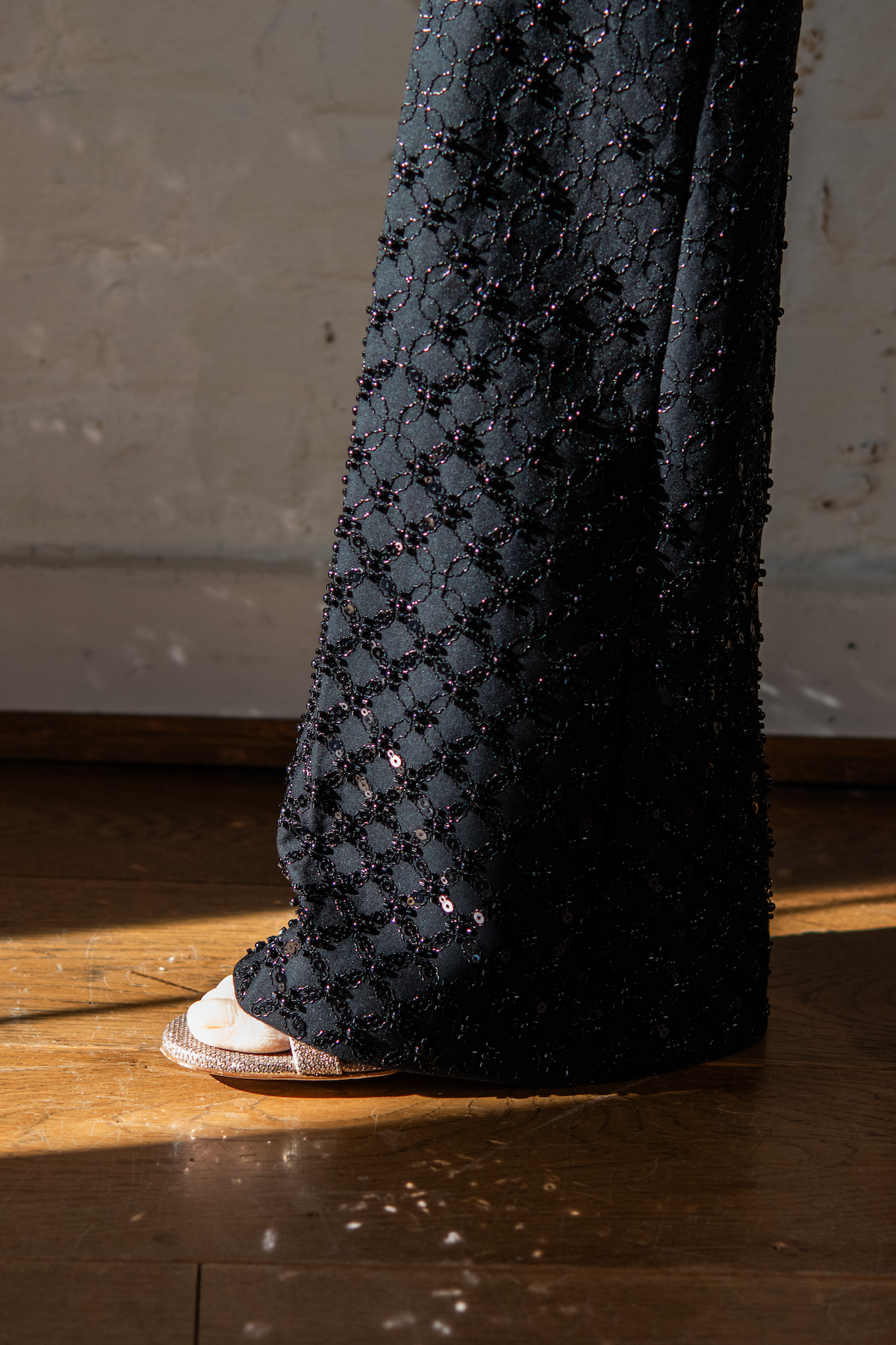 sparkling emotions pants - pure black