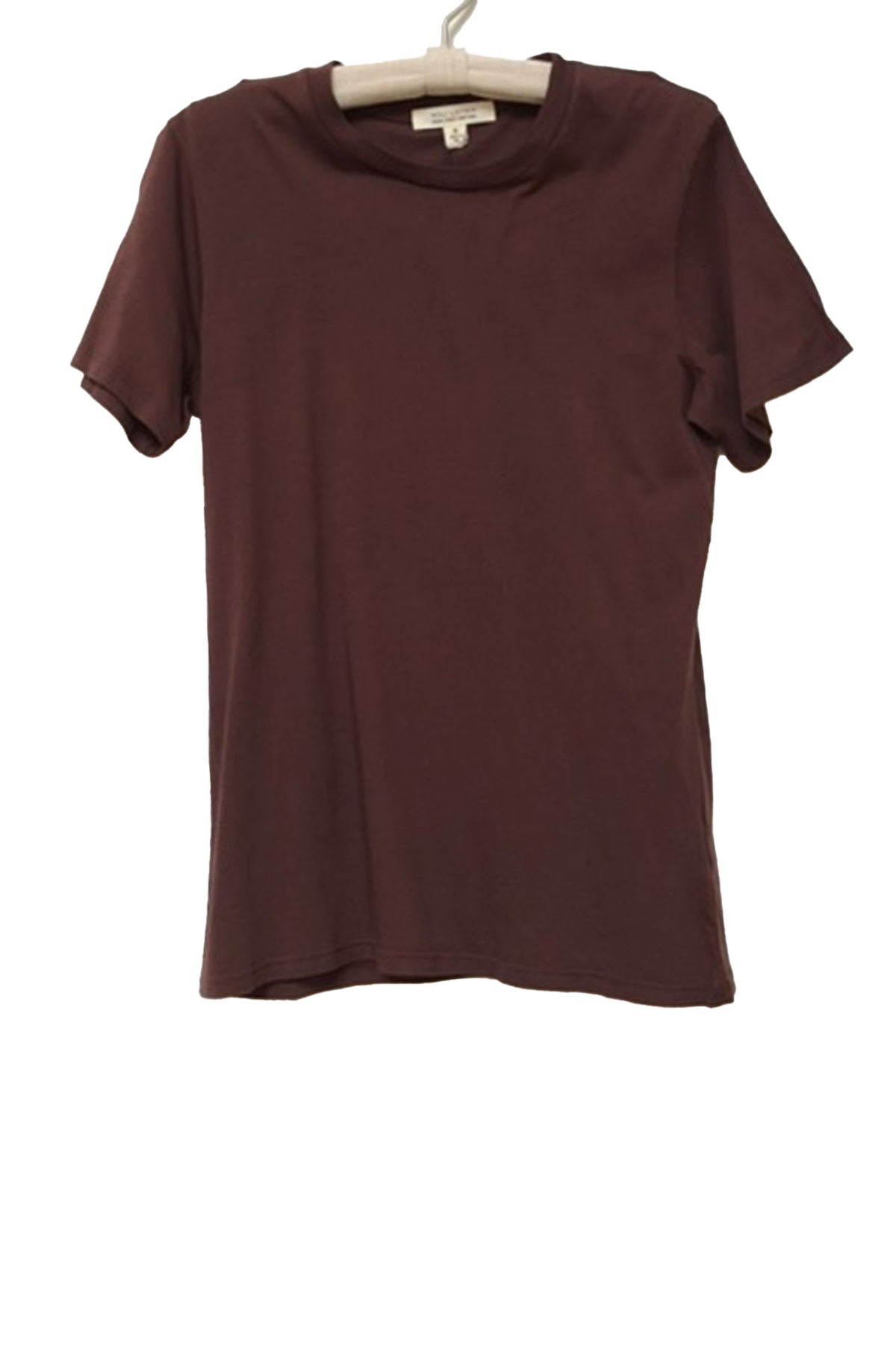 mariela crewneck tee - oxblood