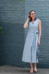 reinella dress - powder blue