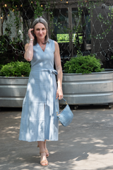 reinella dress - powder blue