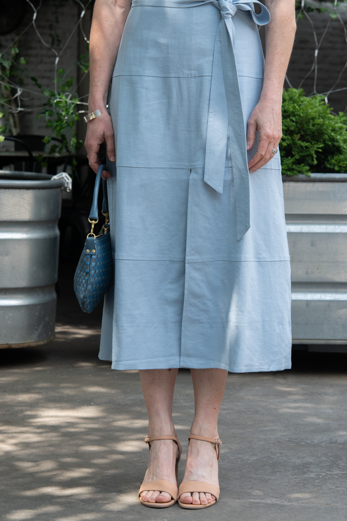 reinella dress - powder blue