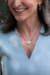 diamond evil eye necklace