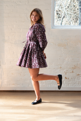 trinidad mini dress - mira floral wine tasting