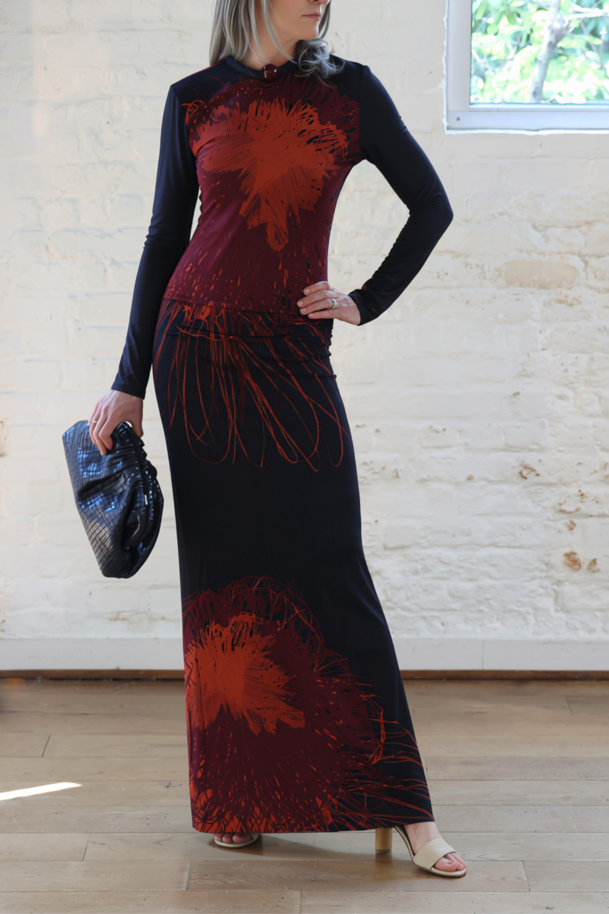 gabbice dress - navy