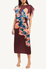 lenny dress - cerulean orchid