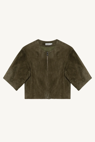 austyn short sleeve jacket - sea turtle