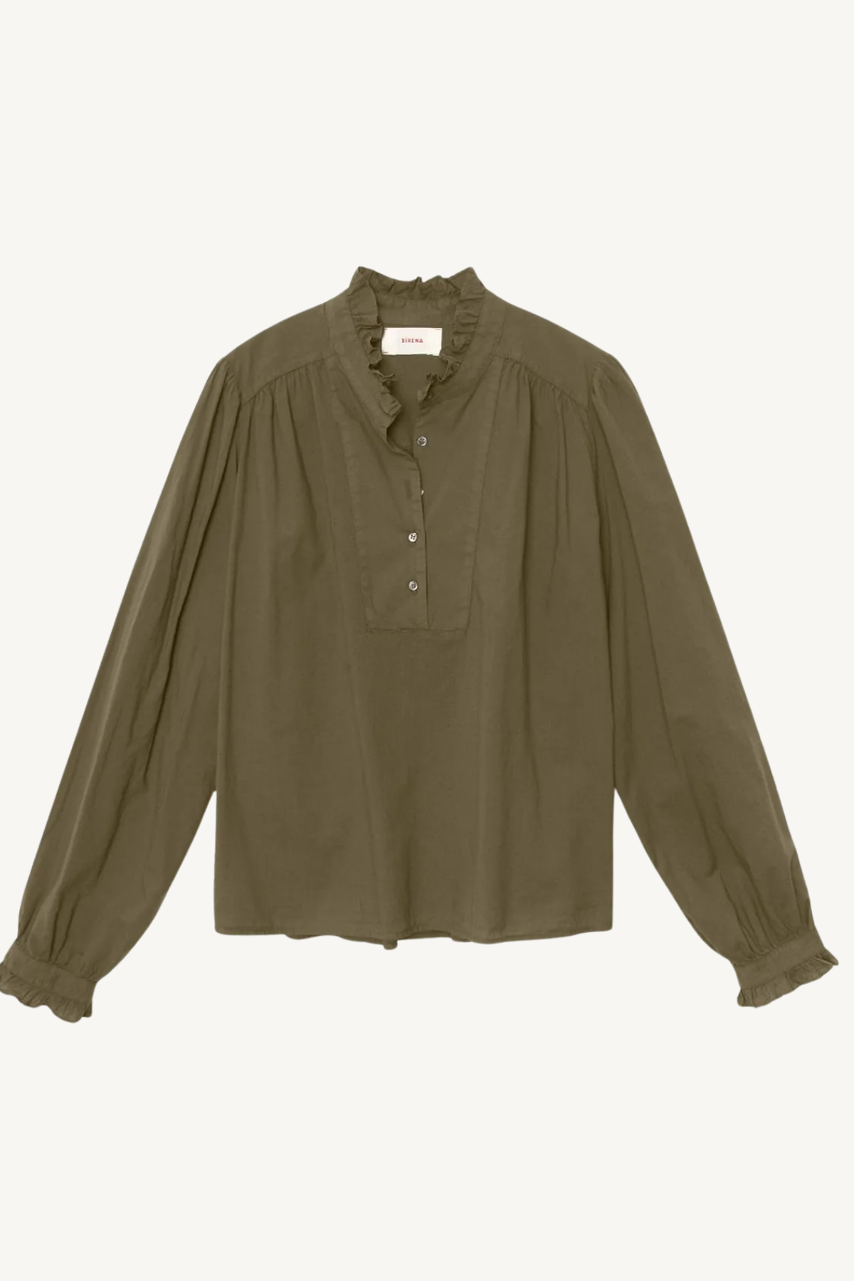 dorien top - olive smoke