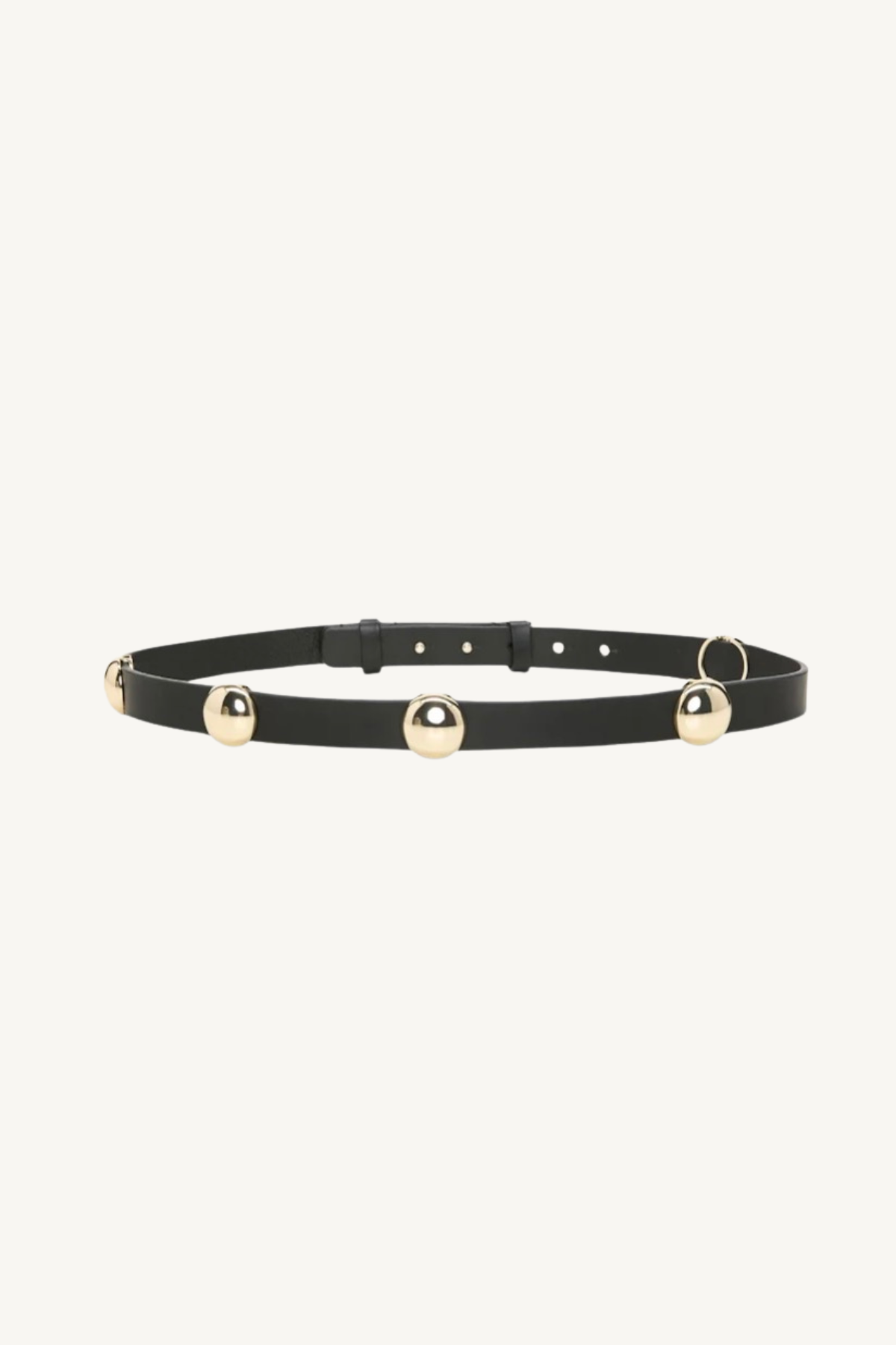 true cuiou studded belt - black