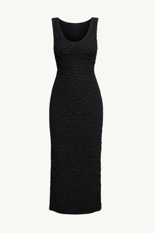 dimension tank maxi dress - black