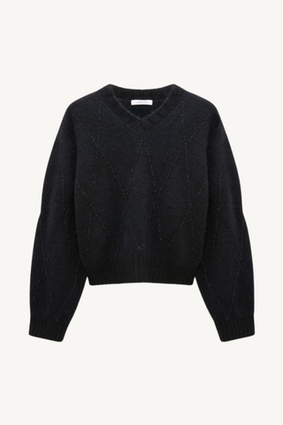 bold structure pullover - black
