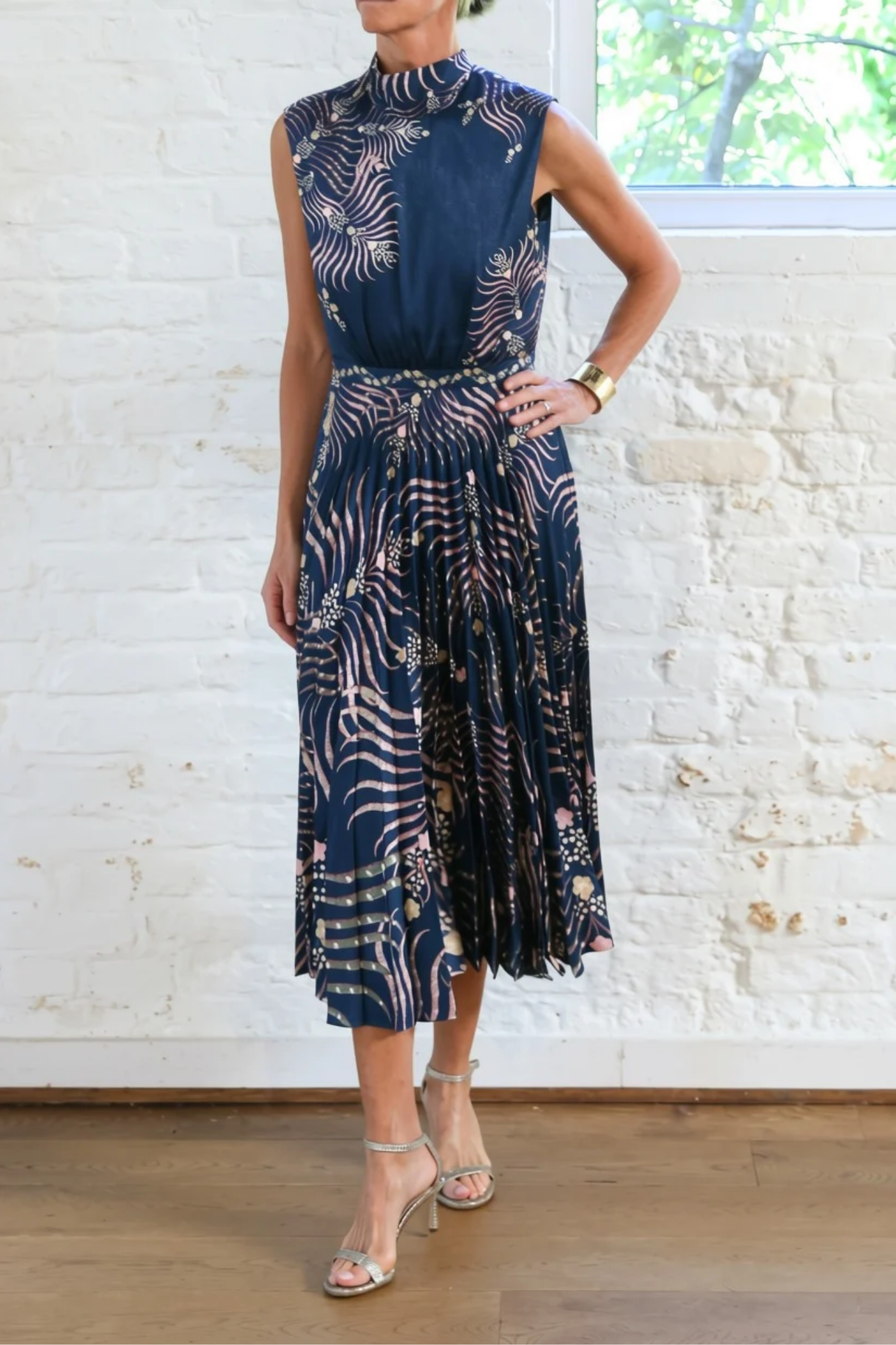 fleur e dress - palm trellis placement