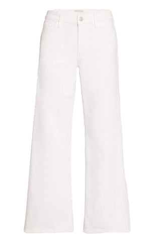 le slim palazzo jeans - white