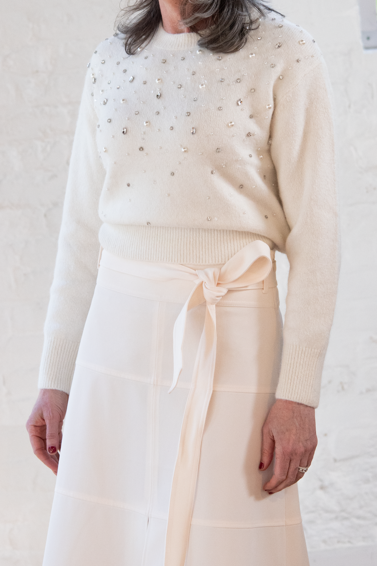 hudson skirt - cream